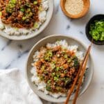 Healthy Ground Turkey Teriyaki Rice Bowl Recipe