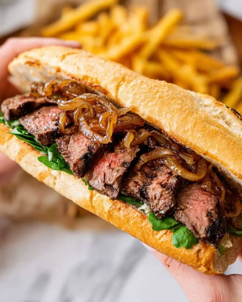 Steak Sandwich with Garlic Aioli Recipe