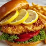 Crispy Lemon Pepper Chicken Sandwich Recipe