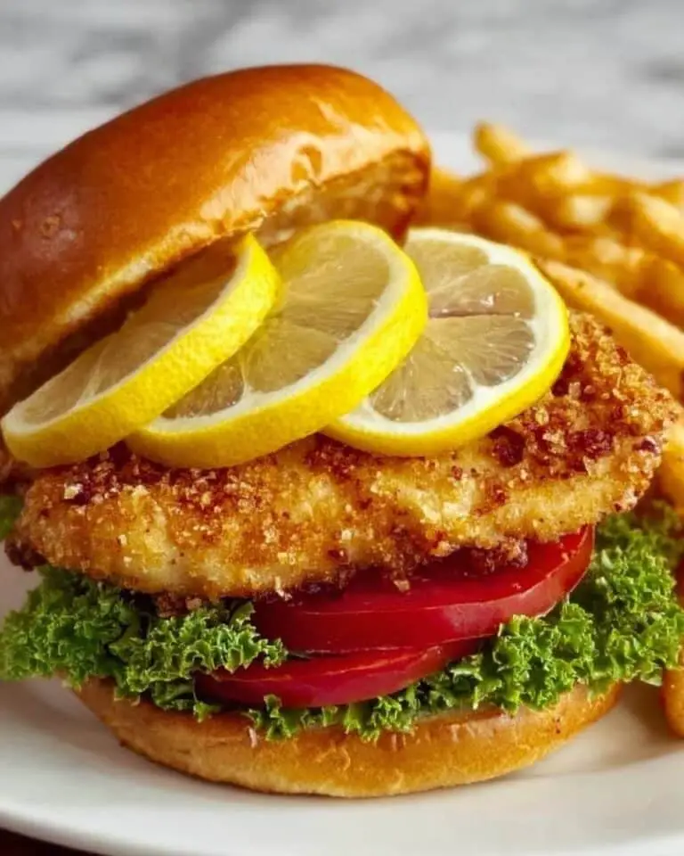 Crispy Lemon Pepper Chicken Sandwich Recipe