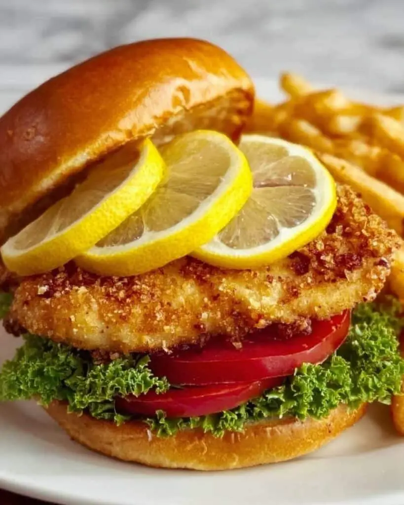 Crispy Lemon Pepper Chicken Sandwich Recipe