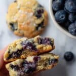 Blueberry Muffin Cookies - Crumbl Copycat Recipe
