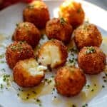 Crispy Goat Cheese Poppers with Honey Recipe
