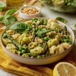 Spring Pasta Salad with Lemon Basil Vinaigrette Recipe