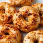 Sourdough Sun Dried Tomato Bagels with Herbs and Cheese Recipe