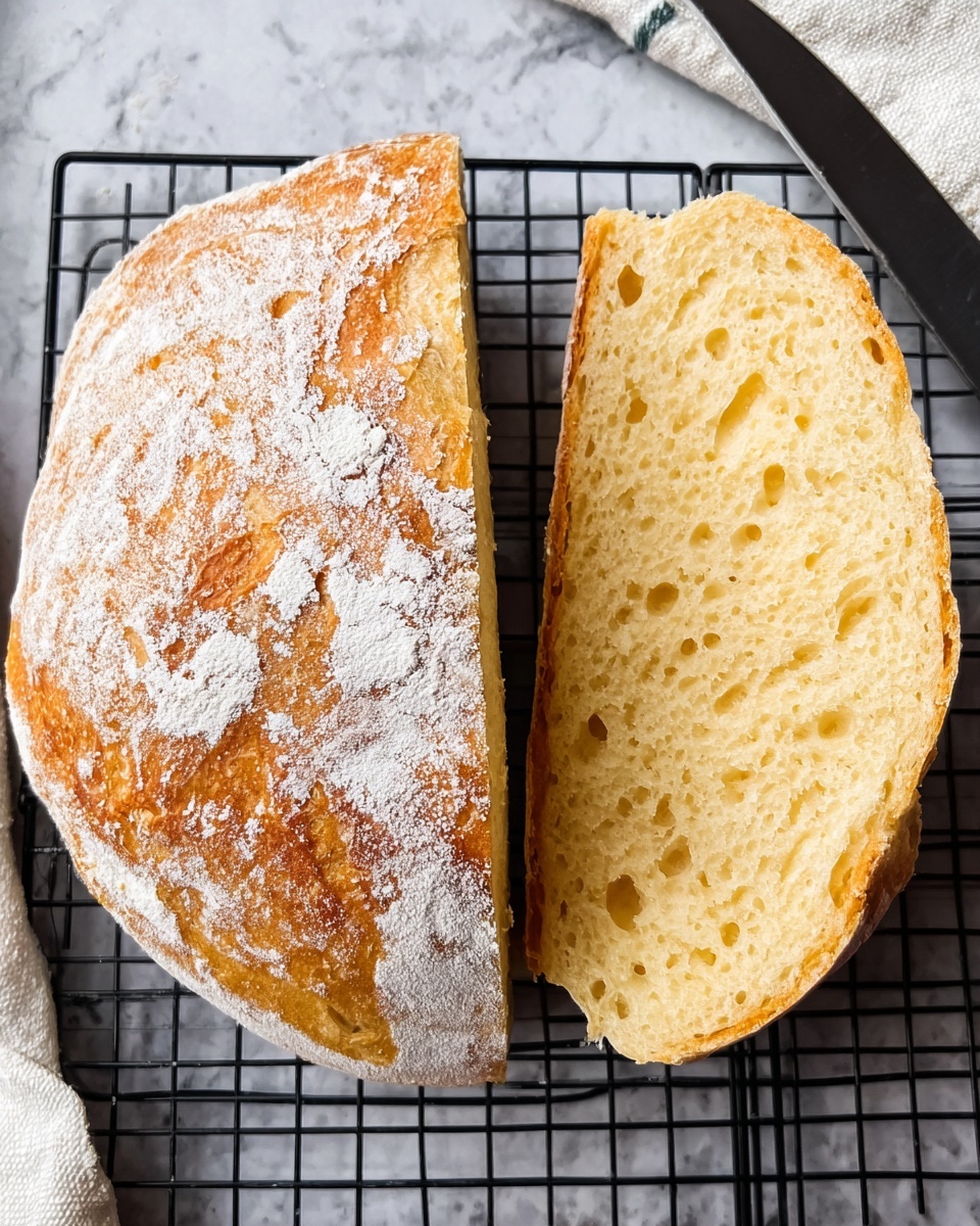 The image shows two thick slices of white bread placed side by side on white paper. Each slice has a light golden brown crust around the edges with a soft, airy interior that is pale cream in color and dotted with small, uneven holes. The texture looks soft and fluffy with a slightly rough crust surface. The bread rests on a white marbled texture beneath the paper. photo taken with an iphone --ar 4:5 --v 7