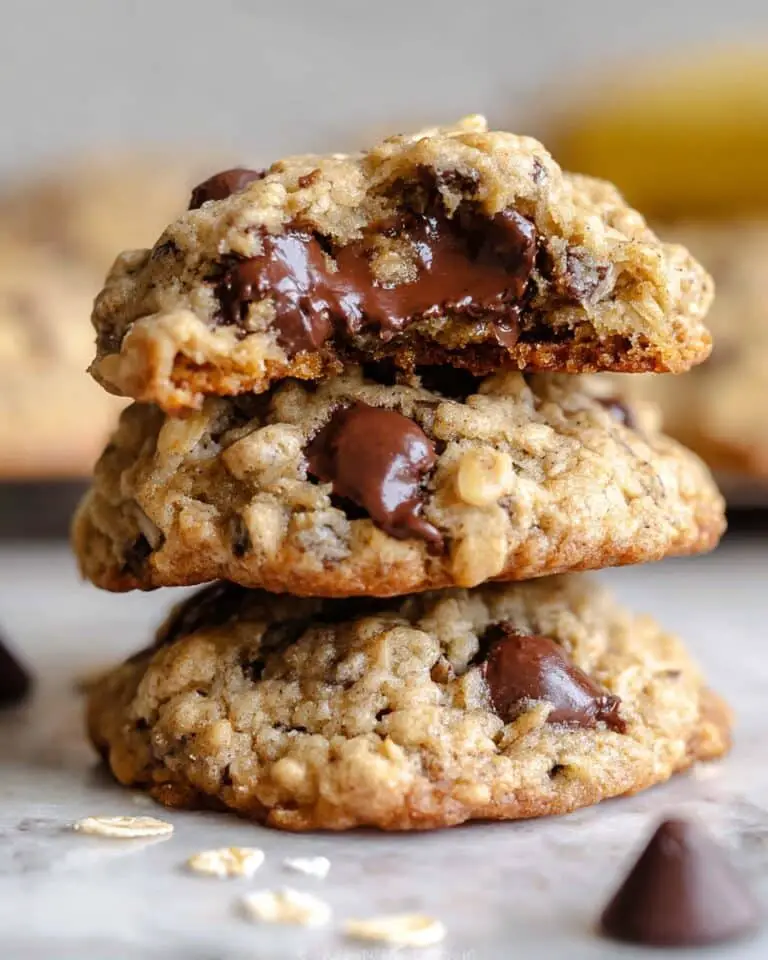 Chewy Banana Oatmeal Cookies Recipe