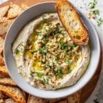 Roasted Eggplant Dip with Fresh Herbs and Lemon Recipe