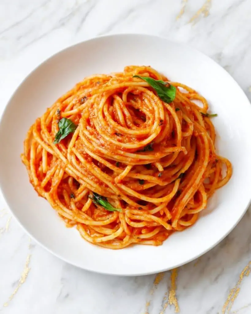 Creamy Cottage Cheese Tomato Basil Sauce Recipe