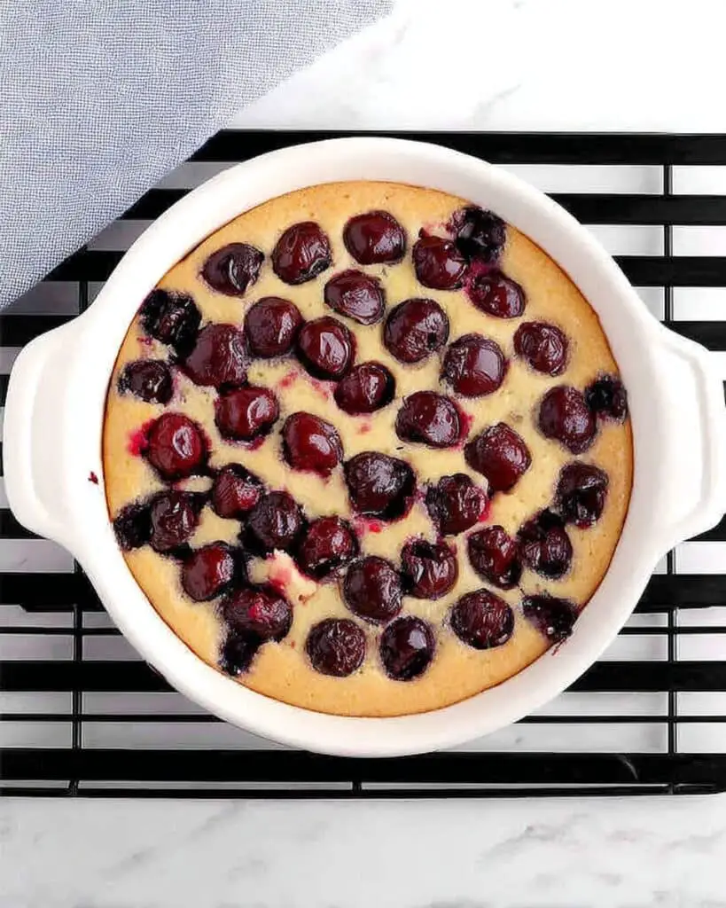 Vegan Cherry Clafoutis Recipe