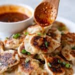 Smashed Dumpling Tacos with Chicken and Shiitake Recipe