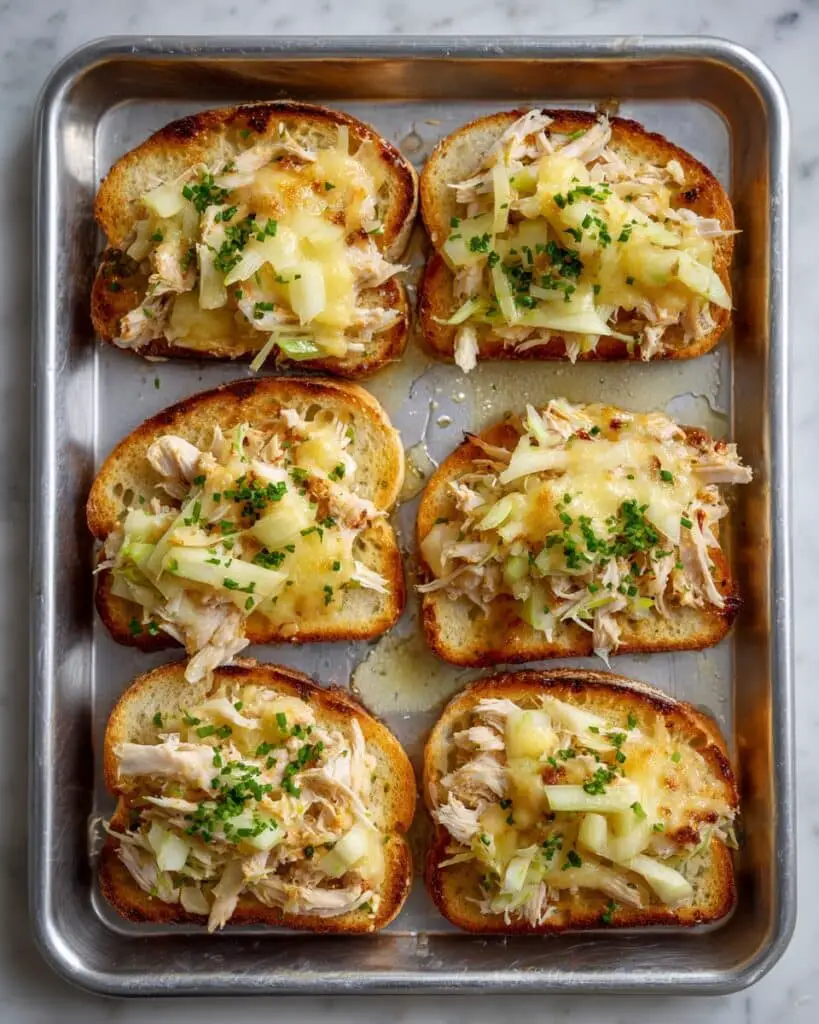 Apple, Cheddar & Chicken Melts Recipe