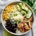 Slow Cooker Chicken Burrito Bowl Recipe