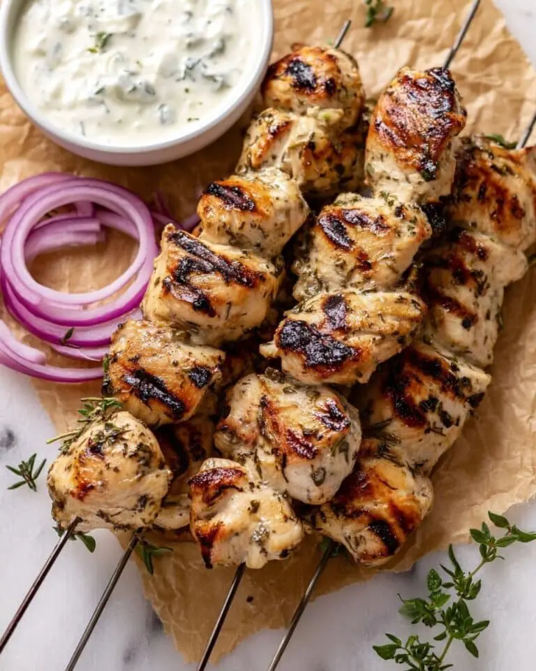 Greek Chicken Souvlaki Recipe