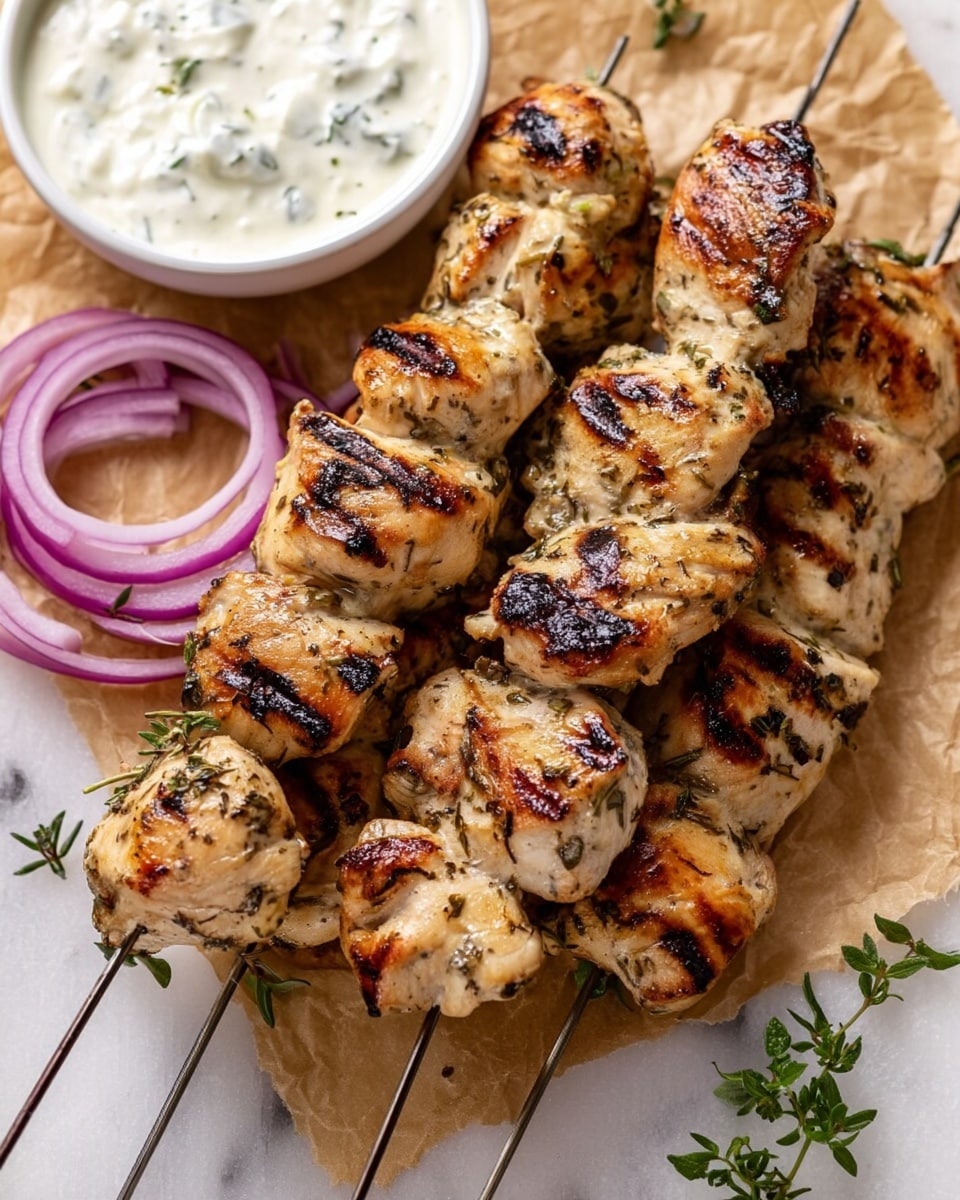 Greek Chicken Souvlaki Recipe