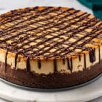 Brownie Bottom Peanut Butter Cheesecake Recipe