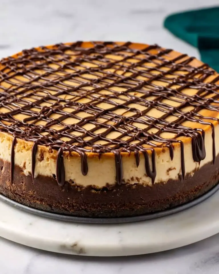 Brownie Bottom Peanut Butter Cheesecake Recipe