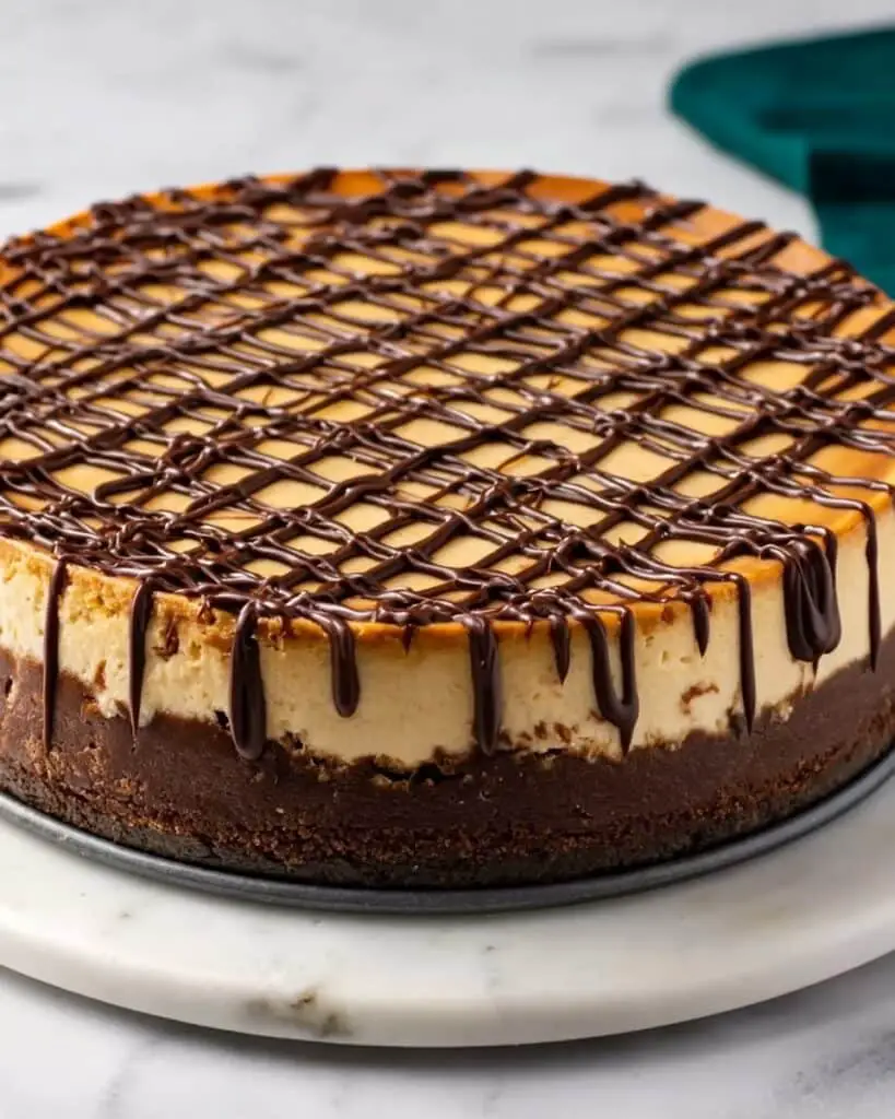Brownie Bottom Peanut Butter Cheesecake Recipe