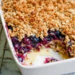 Overnight Blueberry Baked Oatmeal Recipe
