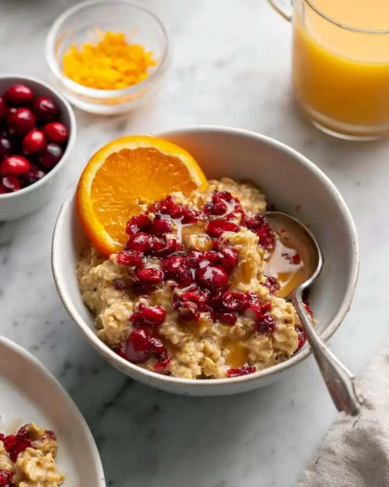 Cranberry Orange Baked Oatmeal Recipe