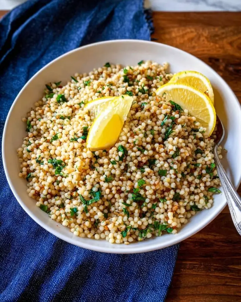 Lemon Pearl Couscous Recipe