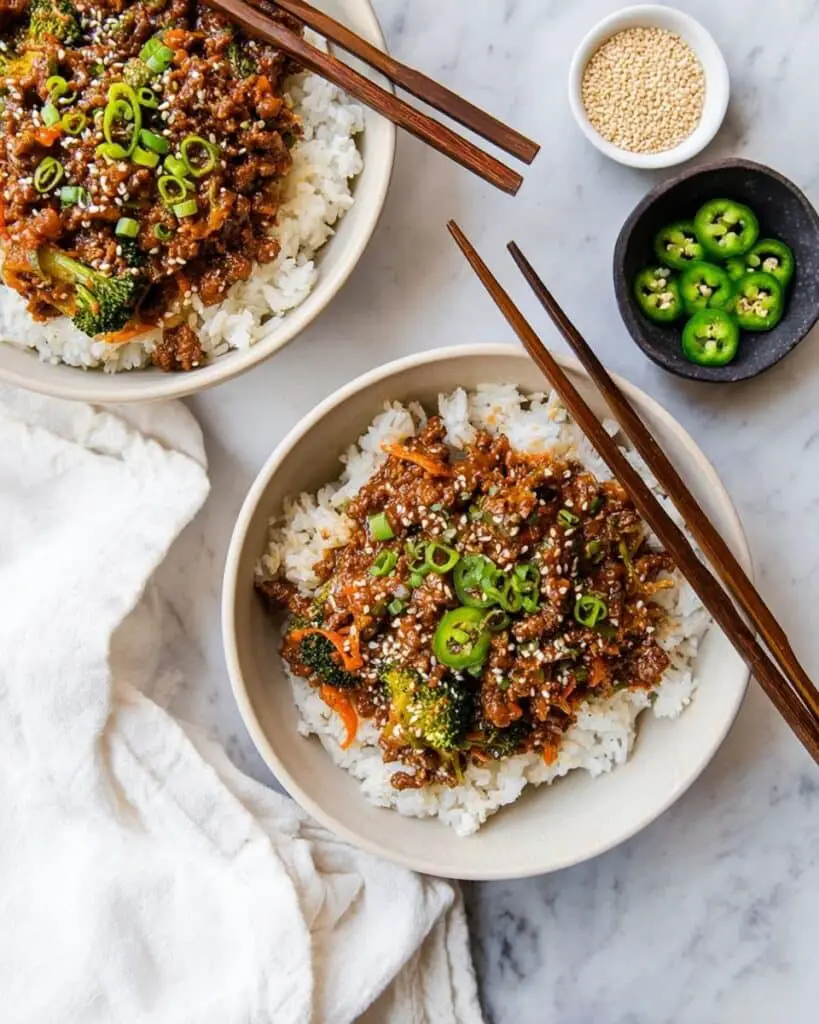 Healthy Ground Turkey Teriyaki Rice Bowl Recipe
