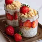 Strawberry Shortcake Chia Pudding Recipe