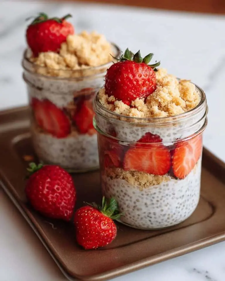 Strawberry Shortcake Chia Pudding Recipe