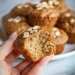 Oat Flour Applesauce Muffins Recipe