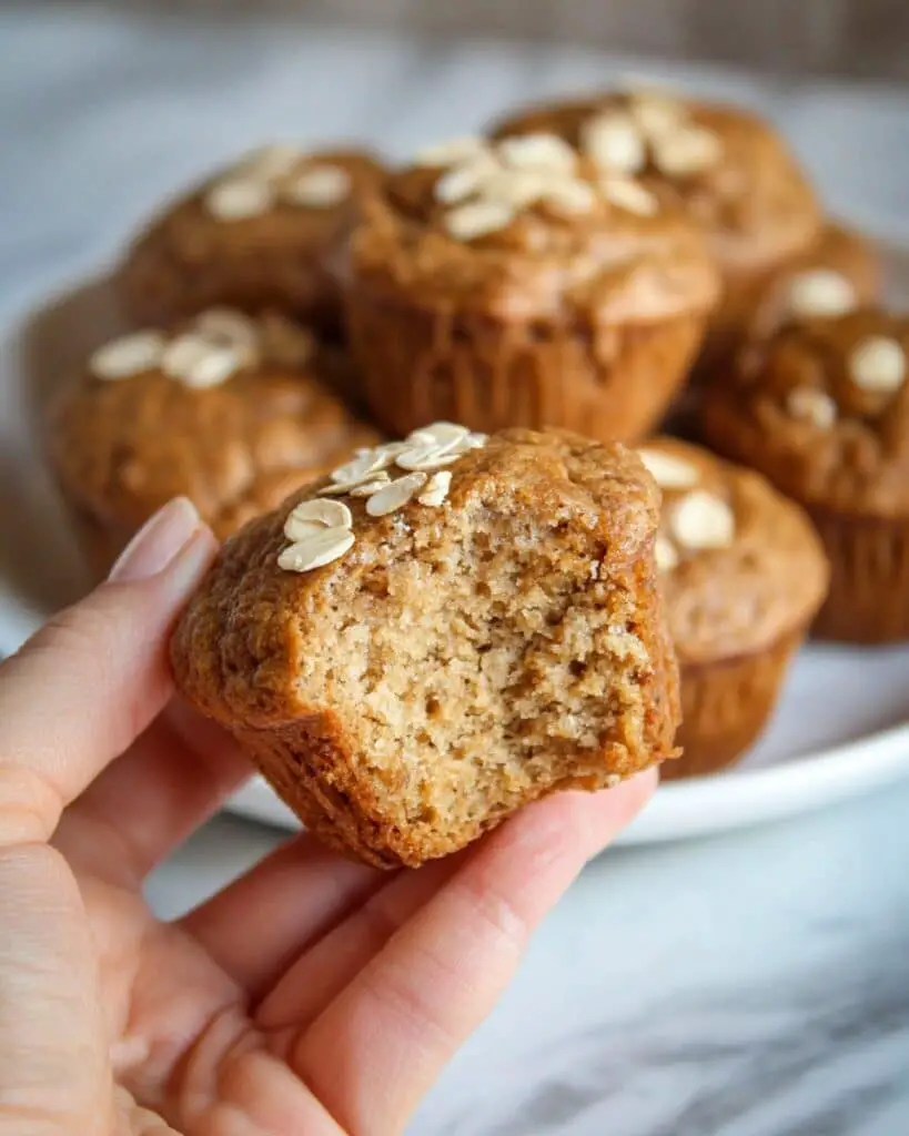 Oat Flour Applesauce Muffins Recipe