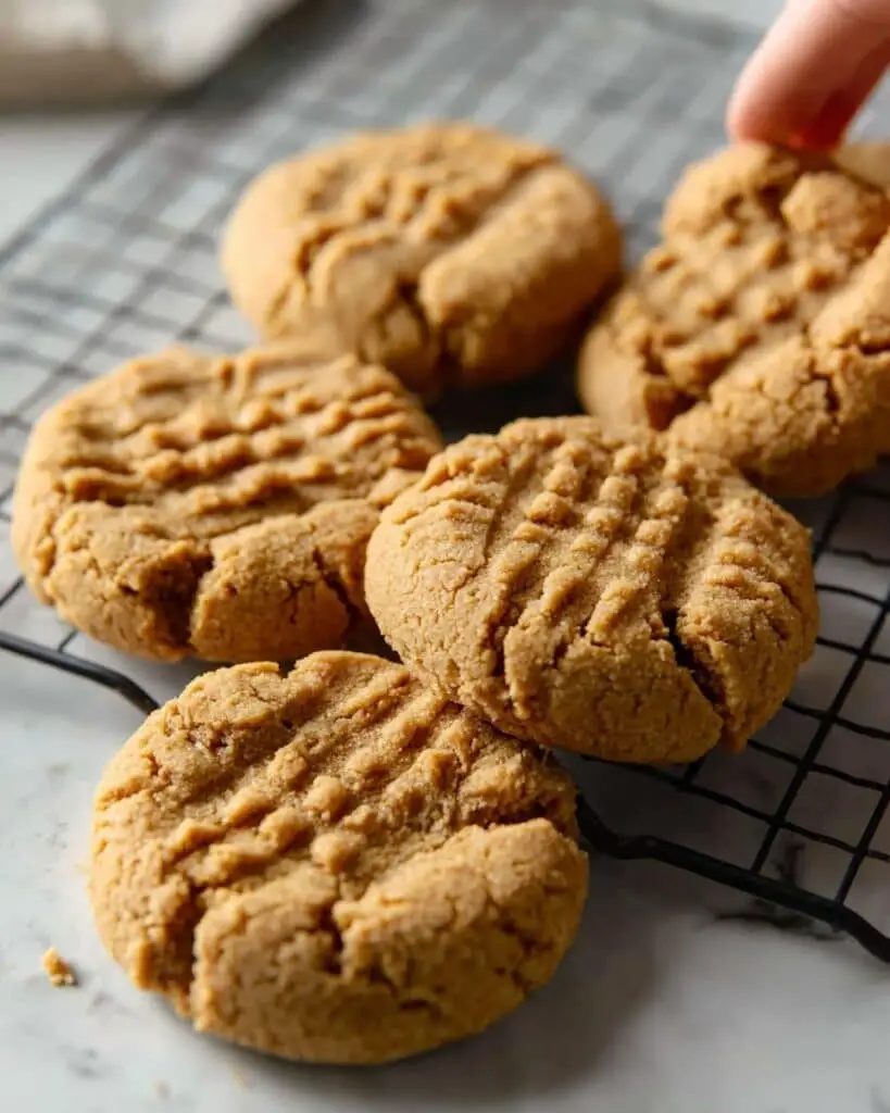 Oat Flour Peanut Butter Cookies Recipe