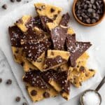 Healthy Cookie Dough Bark (Vegan & Gluten-Free) Recipe