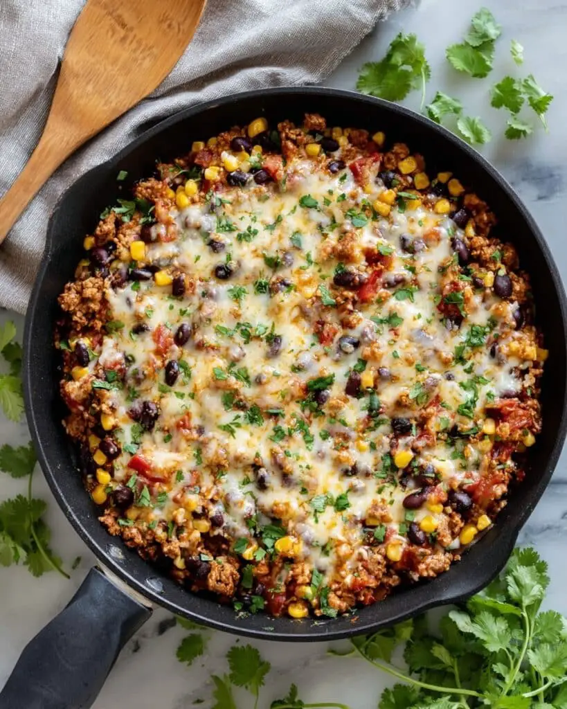 Turkey Taco Quinoa Skillet Recipe