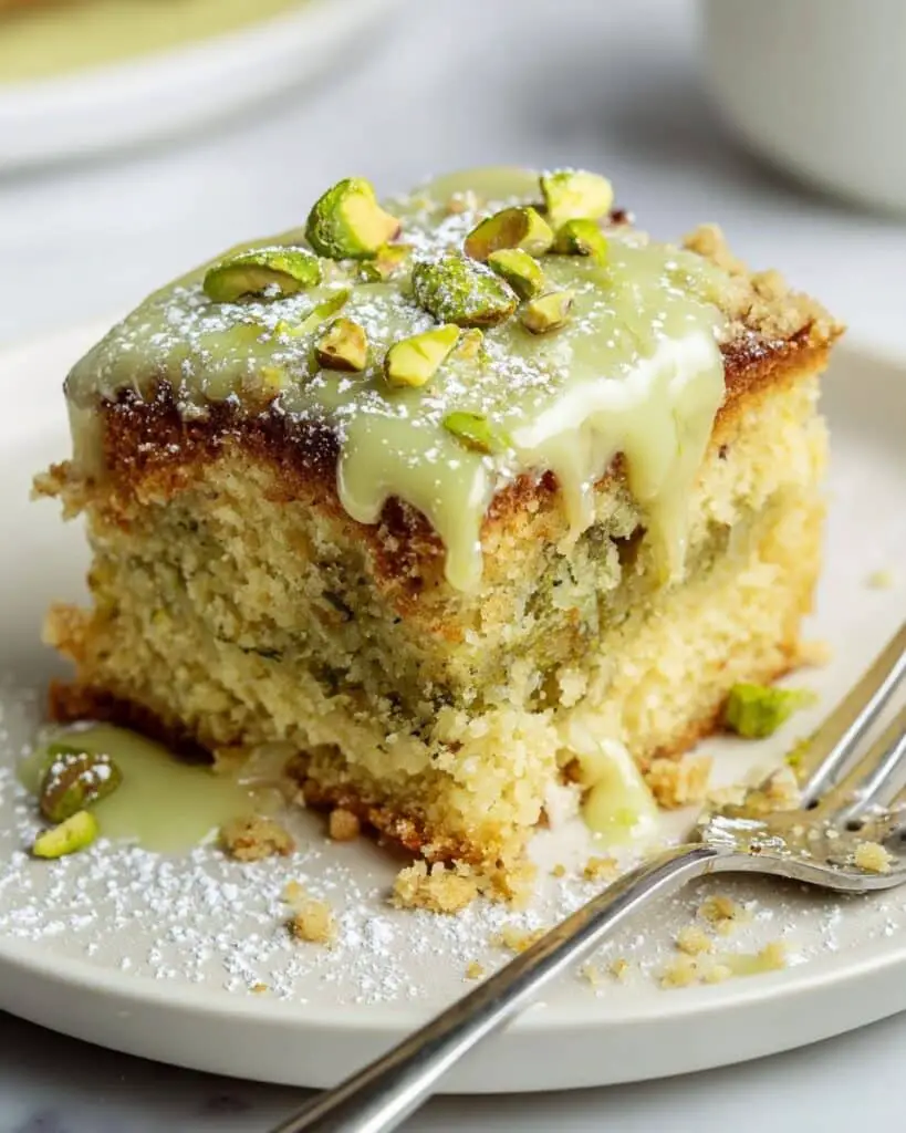 Vegan Pistachio Coffee Cake Recipe