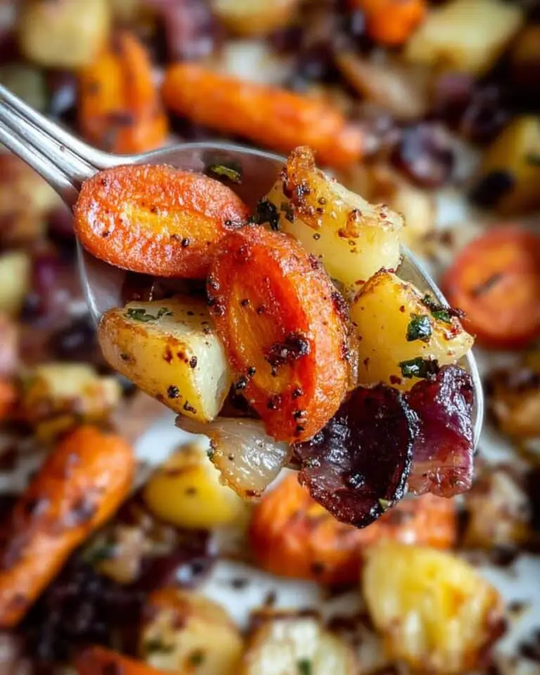 Maple Dijon Roasted Carrots and Apples Recipe