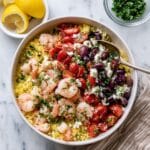 Mediterranean Couscous with Shrimp Recipe