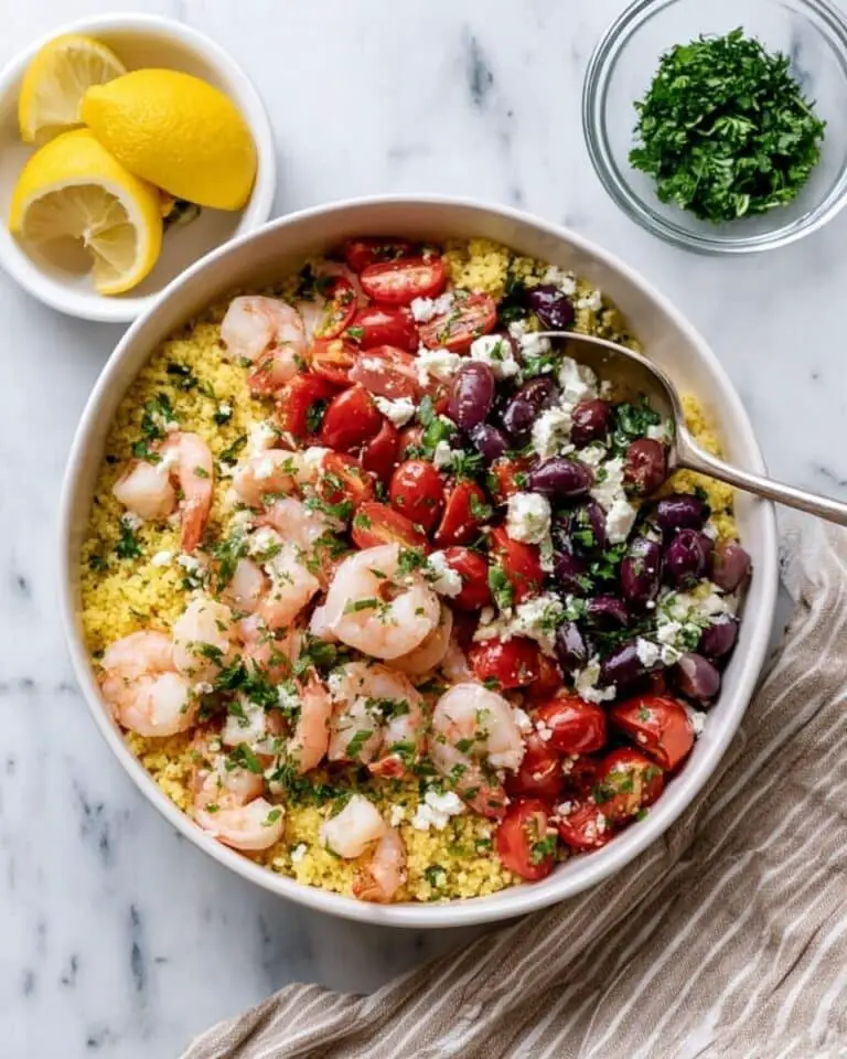 Mediterranean Couscous with Shrimp Recipe