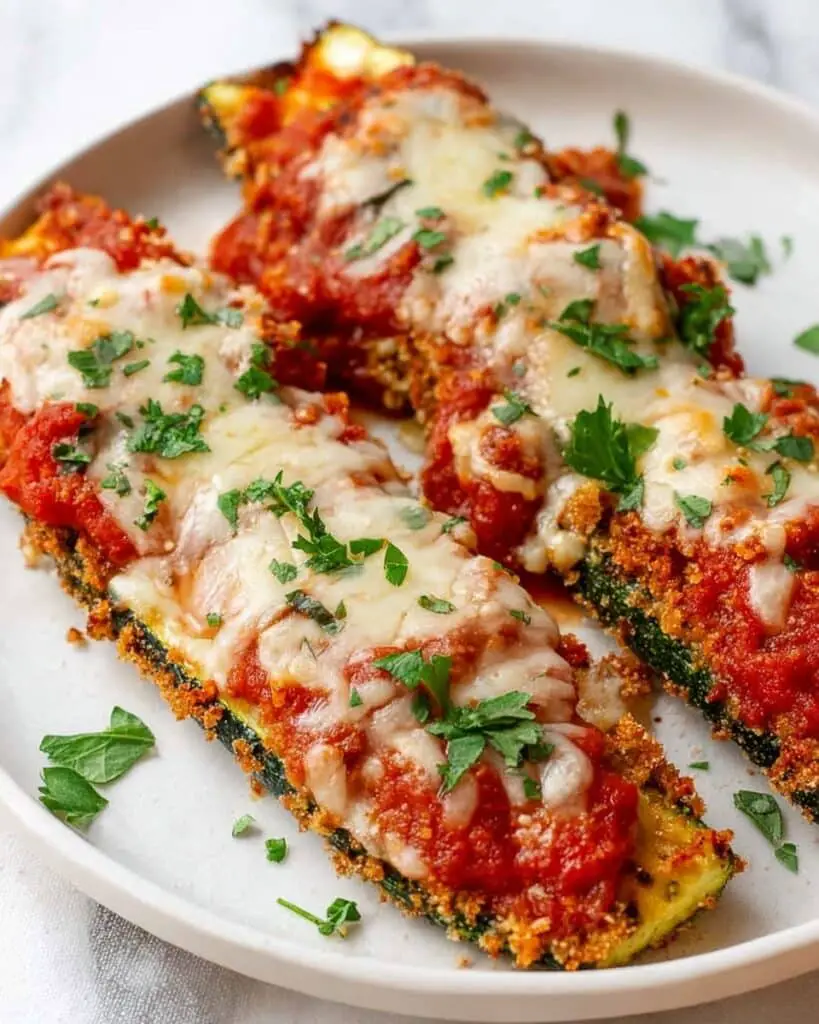 Three Cheese Zucchini Parmesan Recipe