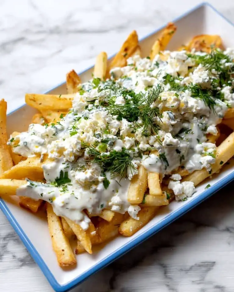 Greek Fries with Feta Cheese Recipe