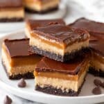 Buckeye Brownies (Fudgy Brownies with Peanut Butter Filling) Recipe