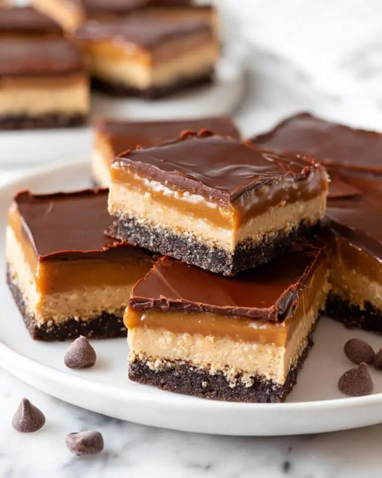 Buckeye Brownies (Fudgy Brownies with Peanut Butter Filling) Recipe
