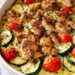 Savory Mediterranean Chicken Zucchini Bake Recipe