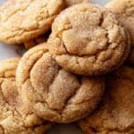 Chewy Pumpkin Snickerdoodle Cookies Recipe