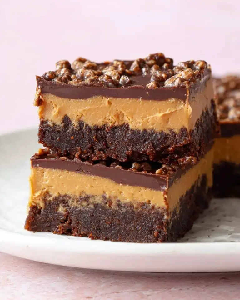 Peanut Butter Brownie Bars Recipe