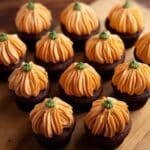 Pumpkin Chocolate Cupcakes with Pumpkin Cream Cheese Frosting Recipe