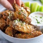 Easy Garlic Parmesan Chicken Wings Recipe