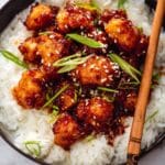 Air-Fried Korean Cauliflower with Sticky Gochujang Sauce Recipe