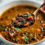 Protein-Packed Black Bean and Lentil Soup Recipe