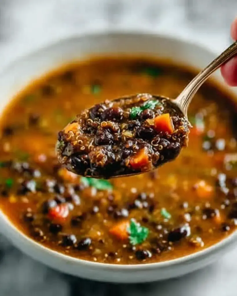 Protein-Packed Black Bean and Lentil Soup Recipe