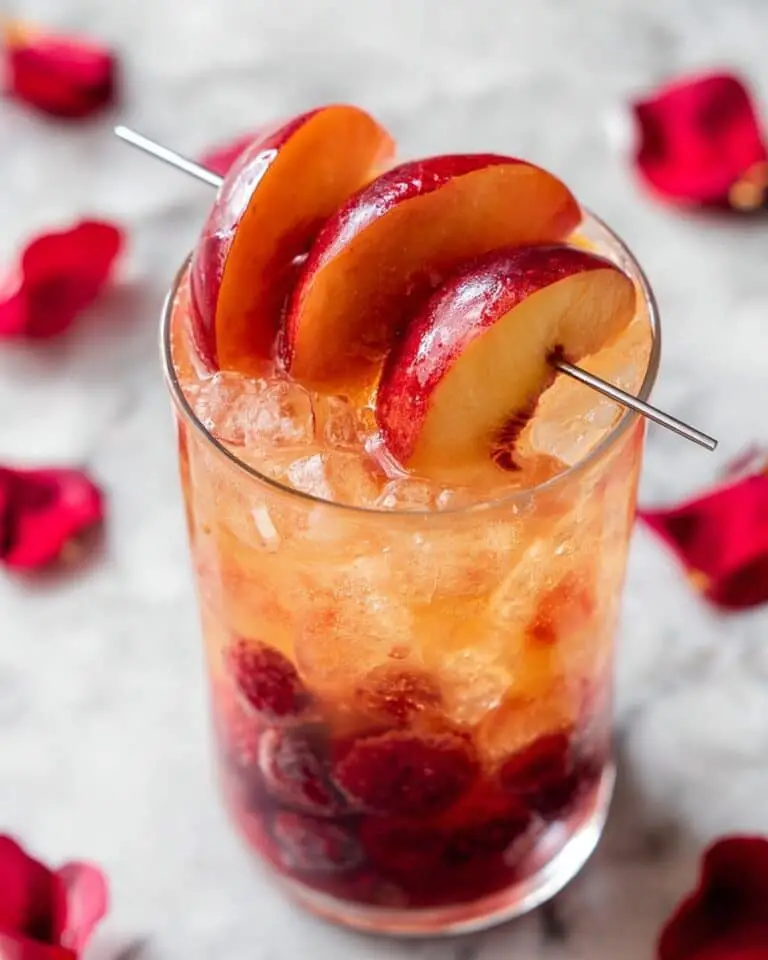 Bellini Peach Raspberry Iced Tea Recipe